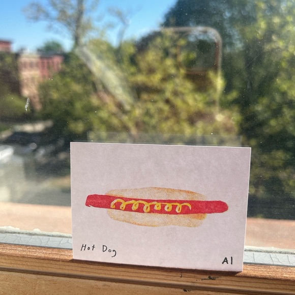Anastasia Inciardi Prints - Mini Hot Dog Print - Picture 1 of 1